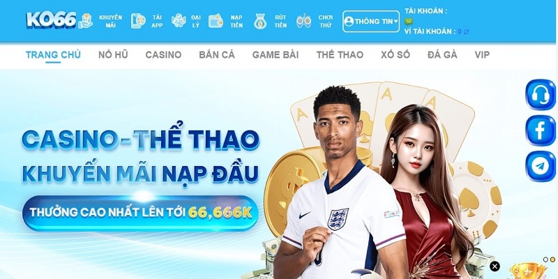 Lý do nên chọn thể thao Ko66 trải nghiệm cá cược online